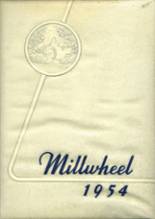 Millburn High School 1954 yearbook cover photo