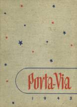 Westfield Academy and Central School 1943 yearbook cover photo