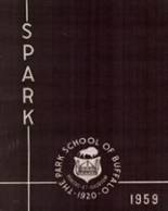 Park School of Buffalo 1959 yearbook cover photo