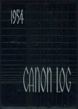 Canonsburg High School 1954 yearbook cover photo