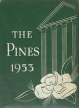 Thomasville High School 1953 yearbook cover photo