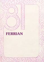 1981 Martins Ferry High School Yearbook from Martins ferry, Ohio cover image