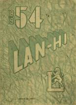 Lanphier High School 1954 yearbook cover photo