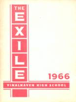 Vinalhaven School 1966 yearbook cover photo