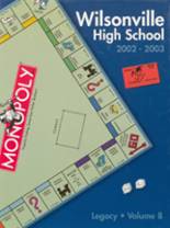 Wilsonville High School 2003 yearbook cover photo