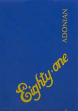 1981 Adna High School Yearbook from Adna, Washington cover image