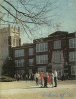 East High School 1955 yearbook cover photo