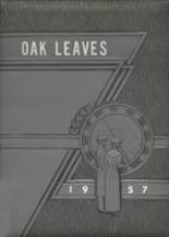 Burr Oak High School 1957 yearbook cover photo