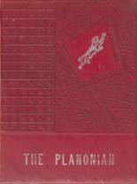 Plano High School 1956 yearbook cover photo