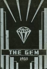 North Gem High School 1935 yearbook cover photo