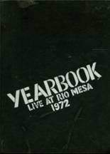 1972 Rio Mesa High School Yearbook from Oxnard, California cover image