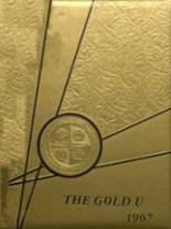 1967 Union High School Yearbook from Dugger, Indiana cover image