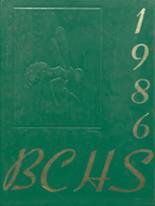 1986 Bessemer City High School Yearbook from Bessemer city, North Carolina cover image