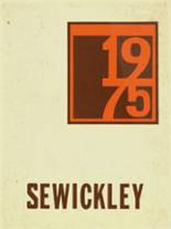 Sewickley High School 1975 yearbook cover photo