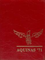 St. Thomas Aquinas High School 1971 yearbook cover photo