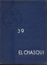 1939 Chino High School Yearbook from Chino, California cover image