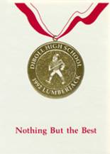 Diboll High School 1992 yearbook cover photo
