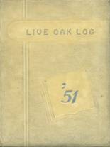 Live Oak High School 1951 yearbook cover photo