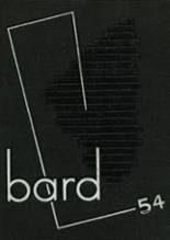 Hubbard High School 1954 yearbook cover photo