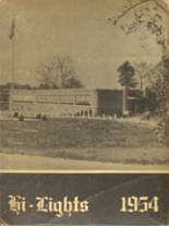 1954 Mater Dei High School Yearbook from Evansville, Indiana cover image