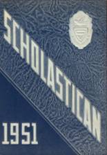 St. Scholastica Academy 1951 yearbook cover photo