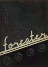 Forest Avenue High School 1939 yearbook cover photo