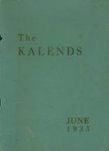 1933 Delaware Academy Yearbook from Delhi, New York cover image