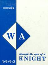 1992 Windsor Academy Yearbook from Macon, Georgia cover image