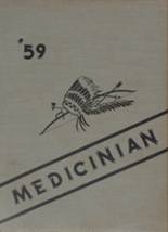 Medicine Lodge High School 1959 yearbook cover photo