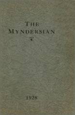 Mynderse Academy 1928 yearbook cover photo