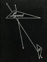 Cleveland High School 1957 yearbook cover photo