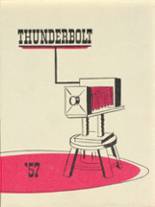 Manual High School 1957 yearbook cover photo