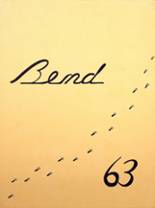 West Bend High School 1963 yearbook cover photo
