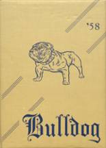 Gridley High School 1958 yearbook cover photo