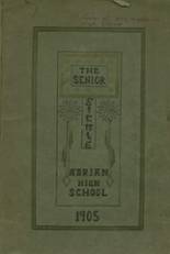 Adrian High School 1905 yearbook cover photo
