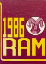 Big Horn High School 1986 yearbook cover photo