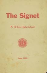1925 N.H. Fay High School Yearbook from Dexter, Maine cover image
