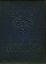 Tech High School 1954 yearbook cover photo