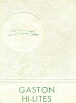 Gaston High School 1949 yearbook cover photo