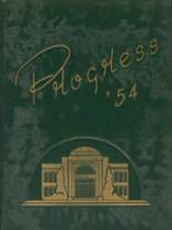 Washington Union High School 1954 yearbook cover photo