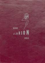 1953 Marion High School Yearbook from Marion, South Dakota cover image
