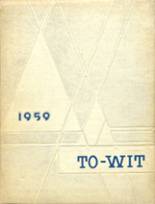 1959 Witt High School Yearbook from Witt, Illinois cover image