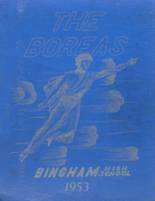 Bingham High School 1953 yearbook cover photo