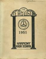 Harmony High School 1951 yearbook cover photo