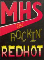 Madison High School 1984 yearbook cover photo