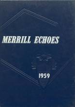 Merrill High School 1959 yearbook cover photo