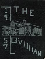 Gilbertsville Central School 1957 yearbook cover photo