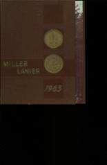 Lanier/Miller High School 1963 yearbook cover photo