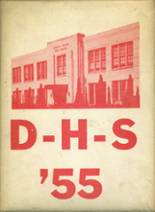 Duncan High School 1955 yearbook cover photo