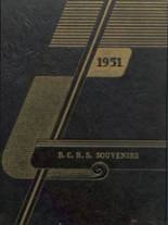 Ballard Memorial High School 1951 yearbook cover photo